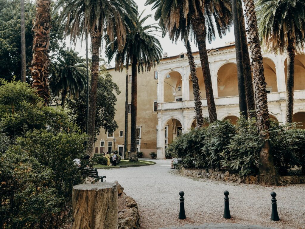 giardini segreti di Roma: giardino palazzo Venezia