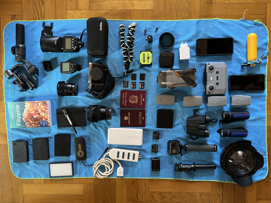 cosa portare in un viaggio zaino in spalla: attrezzatura fotografica