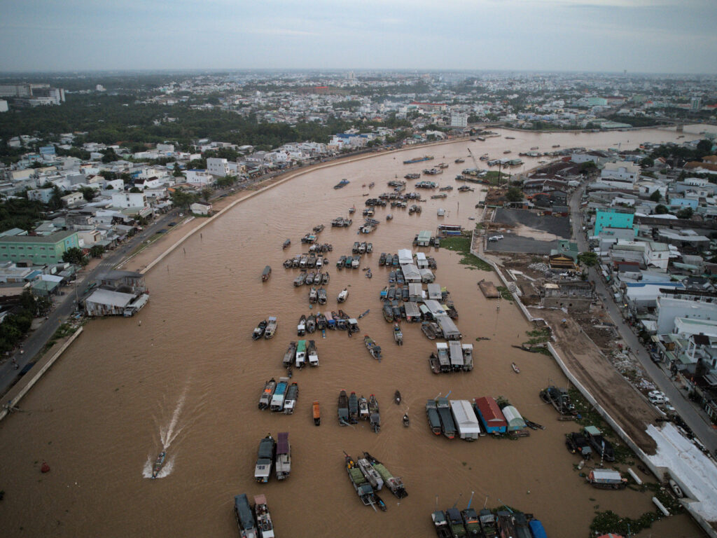 Il mercato di Cai Rang sul delta del Mekong