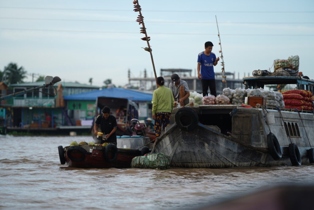 mercato di Cai Rang sul delta del Mekong