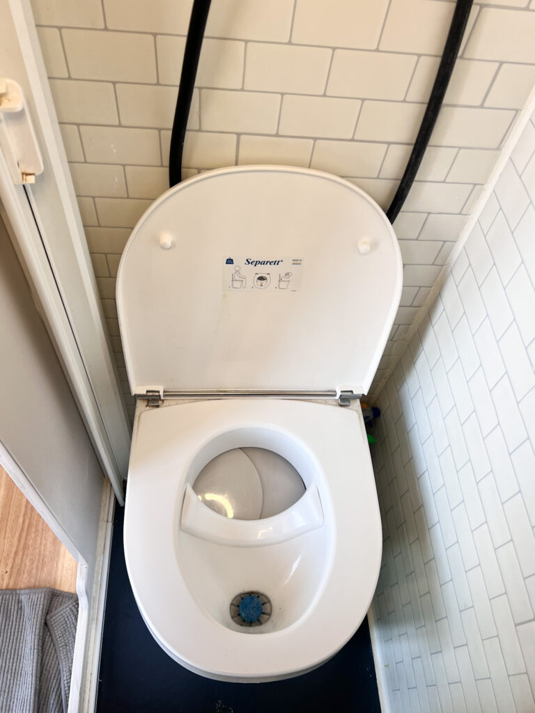 WC a secco camper