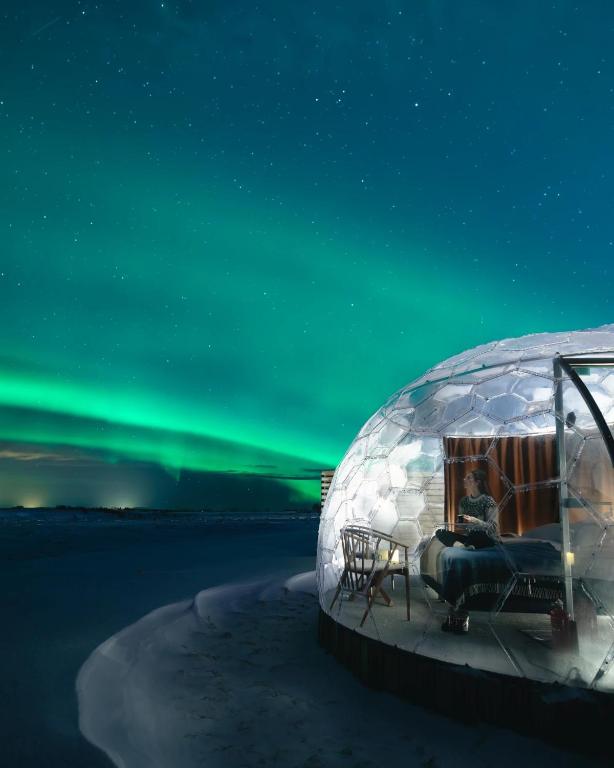 hotel dove vedere l'aurora boreale